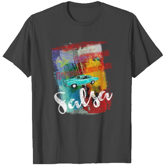 Salsa Dance Puerto Rico Oldtimer Souvenir T Shirts