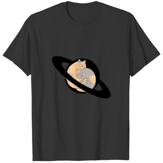 cat planet cat designs by diegoramonart T-shirt
