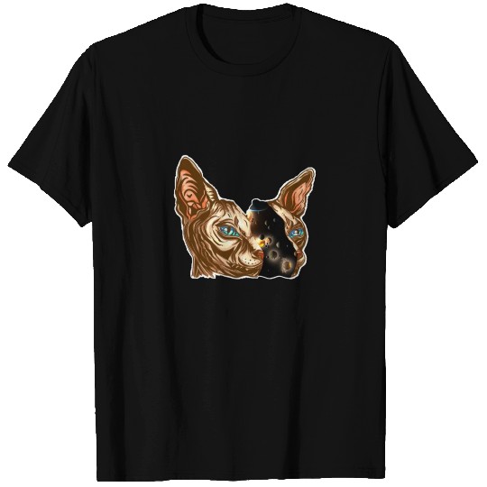 cats galaxy cat designs by diegoramonart T Shirts