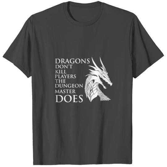 Dungeon and Dragon Master Nerd Game Gift T Shirts