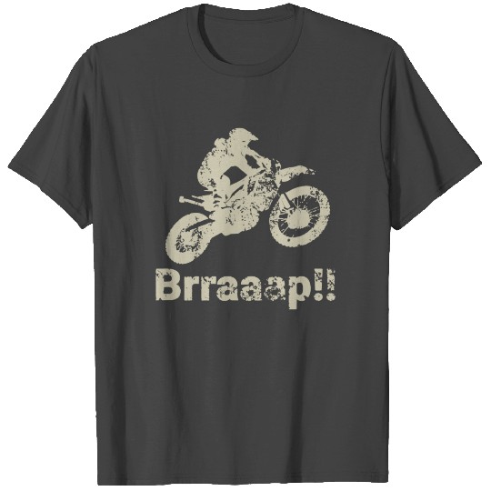 Funny Dirt Bike Distressed Motocross Enduro T Shirts
