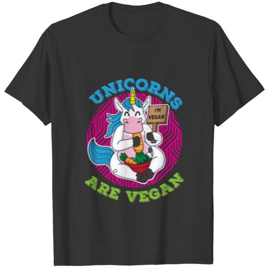 Unicorns are Vegan eats Plants Veggie Gift T-shirt