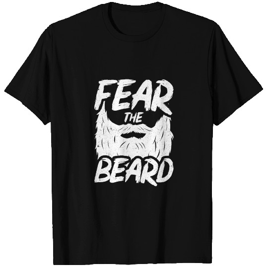 Fear The Beard Funny Hipster Movember Manly Gift T Shirts