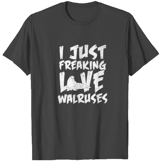 Walrus marine animal love T Shirts