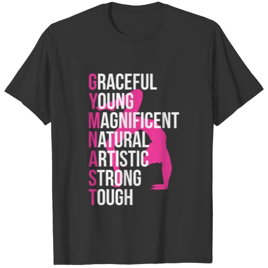 Girls Gymnastics T Shirts Gymnast Definition T Shirts