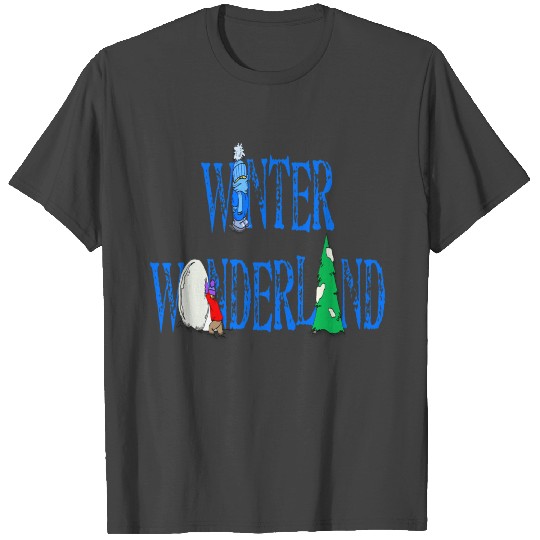Winter wonderland ice snowfall T Shirts