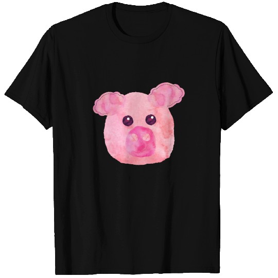 Pig piggy lucky piglet gift curly tail sweet pig T Shirts