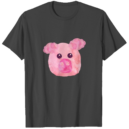 Pig piggy lucky piglet gift curly tail sweet pig T Shirts