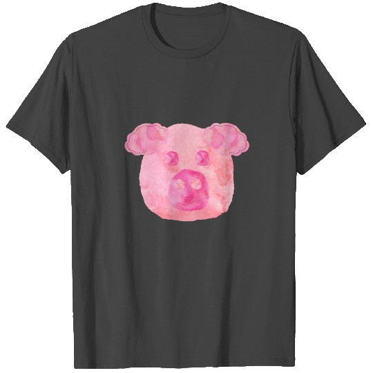 Pig piggy lucky piglet gift curly tail sweet pig T Shirts