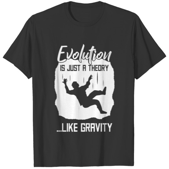 Evolution Theory Gravity T-shirt