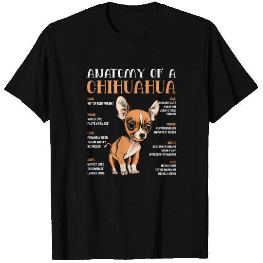 Anatomy Of A Chihuahua T Shirts