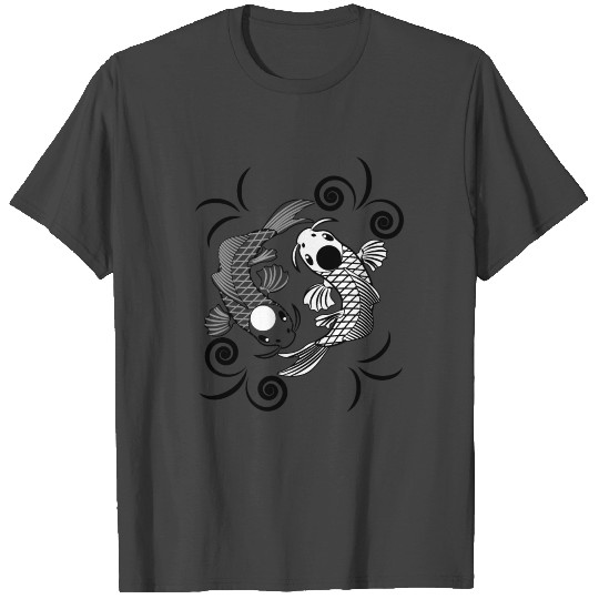 Koi Fish Karma Yin Yang Fate Spiritual Gift T Shirts