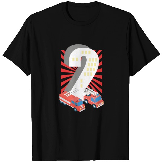 Fire Brigade T Shirts 2nd Birthday Boys Fire Trolle