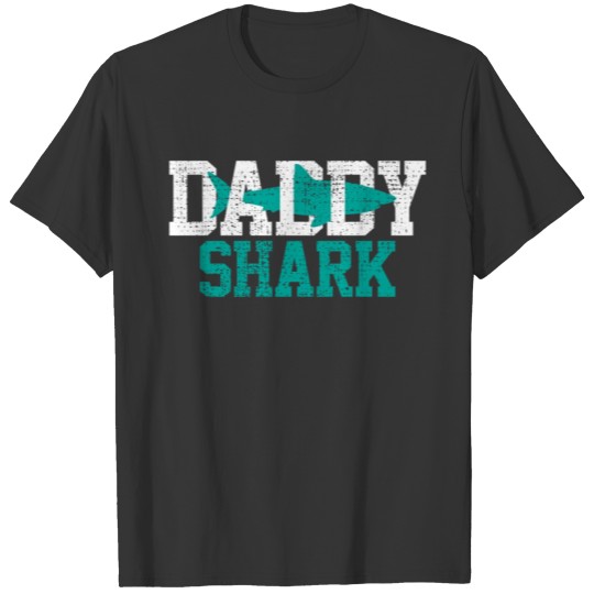 Daddy Shark Fathers Day Dad T Shirts