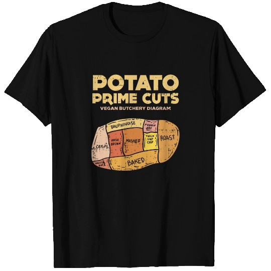VEGAN Potato potate vegetarism veggie gift idea T Shirts