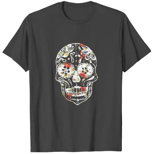 Sugar Skull Design T Shirts