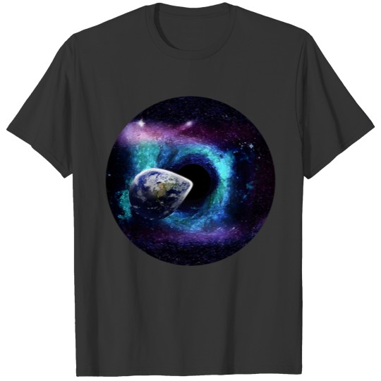 Planet Earth Swallowed By A Black Hole Gift T Shirts