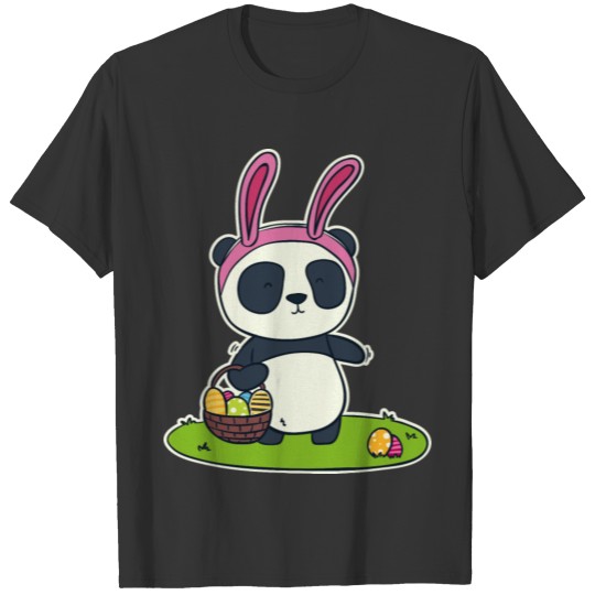 Panda Easter bunny T Shirts
