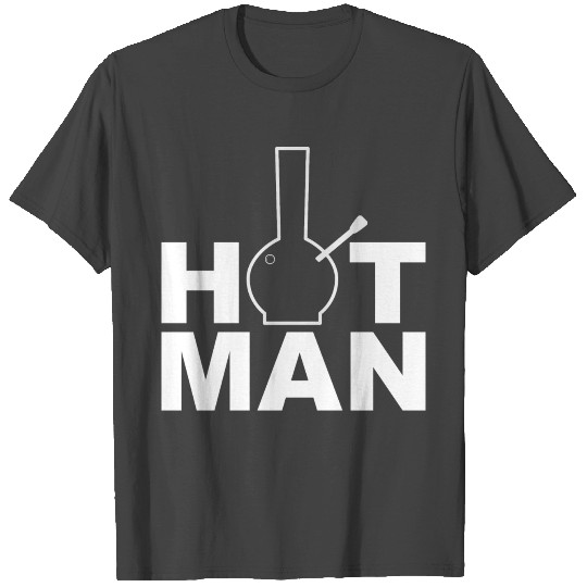 Hit Man Hit The Bong Stoners Weed Lover Cannabis T Shirts