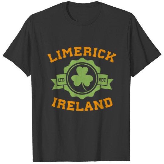 Limerick Ireland Counties Irish St Patricks Day T-shirt