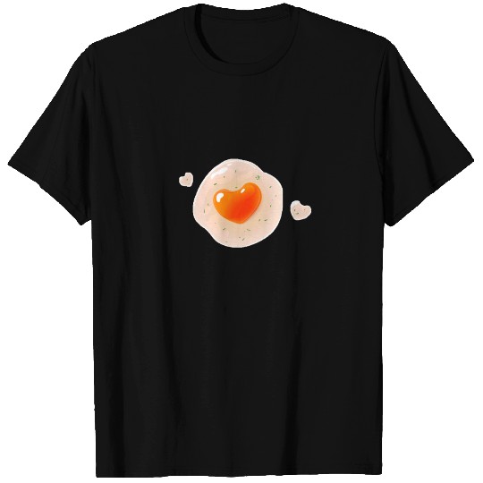 Egg Easter fried egg heart food gift T Shirts