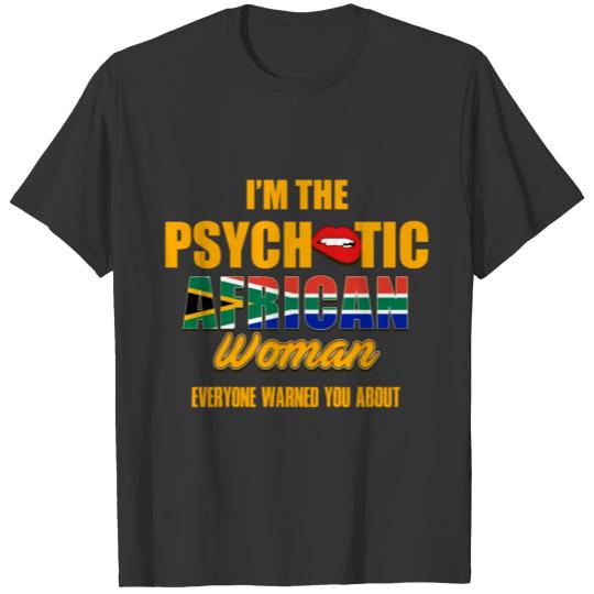 Crazy African woman T-shirt