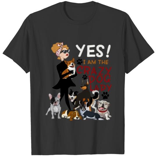 Crazy Dog Lady Shirt For Women Girl Kid T-shirt