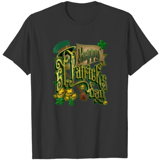 Happy St Patricks Day Drinking Celtic Vintage Sham T-shirt