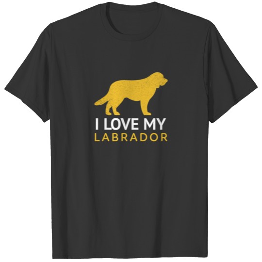 Dog love pet labrador gift T-shirt