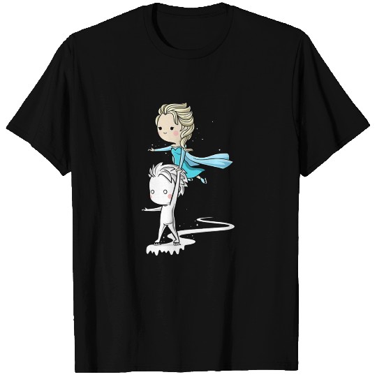 020 sporty elsa and iceman dribbble T Shirts