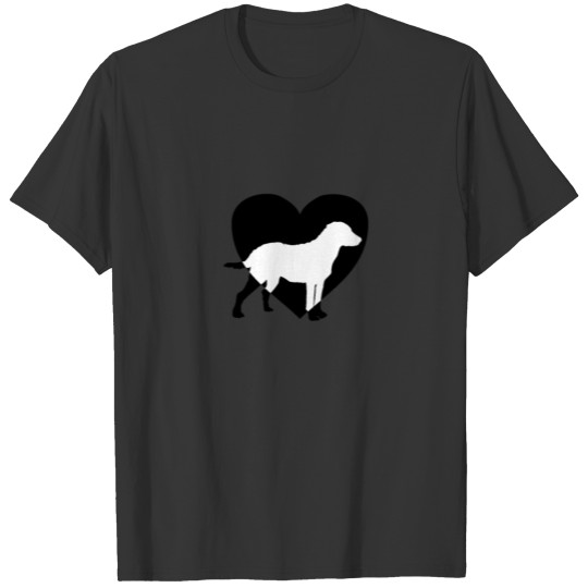Labrador Dog in Heart T Shirts