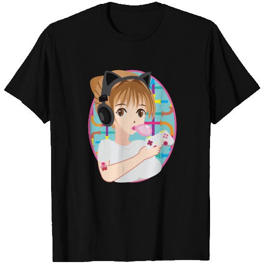 Typical Gamer Girl Gaming Controller Nerd Gift T Shirts