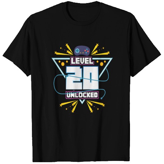 Level Up Typical Gamer Gaming Nerd 20 Player Gift T Shirts