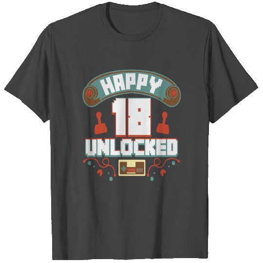 Level Up Typical Gamer Gaming Retro 18 Player Gift T Shirts