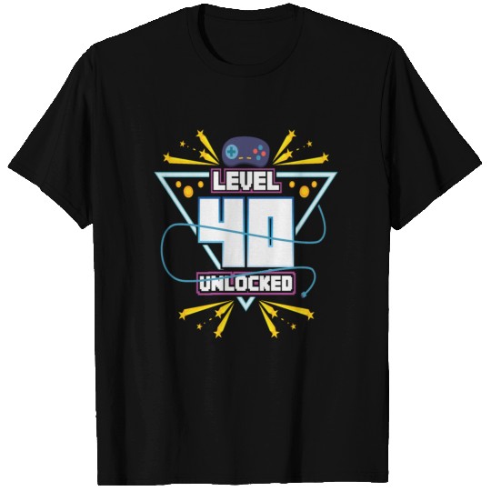 Level Up Typical Gamer Gaming Nerd 40 Player Gift T Shirts