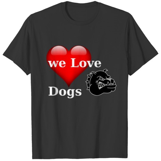 dogs heart T-shirt