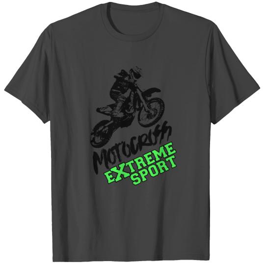 Motocross extreme sport motorcycle two-wheeled T Shirts