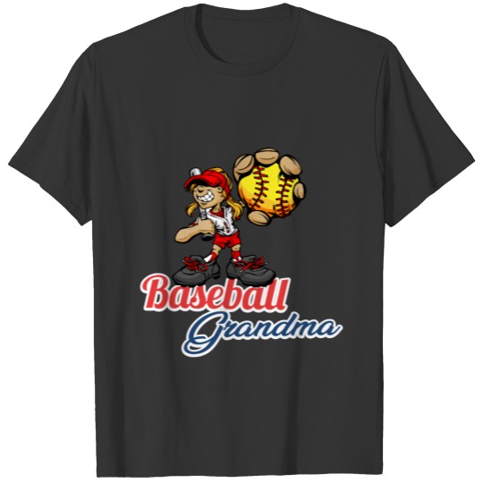 Baseball Grandma Grandmother Baseball T Shirts