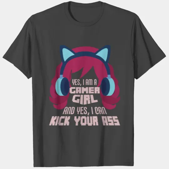 Typical Gamer Girl Gaming Headphone Nerd Gift T Shirts