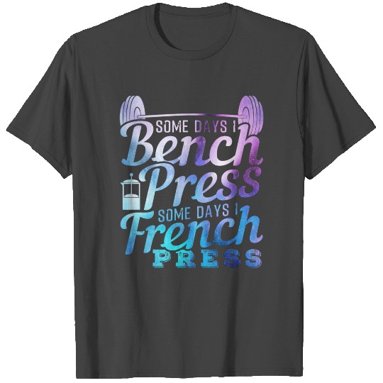 Bench press weight training bodybuilding fitness T Shirts