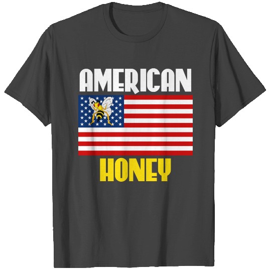 As Sweet as an American Honey Bee? A Stripe Flag T Shirts