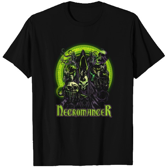 Necromancer Fantasy Class T Shirts for Gamers