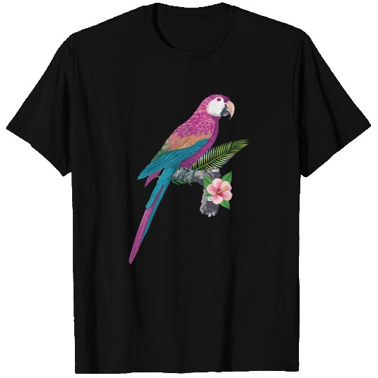 Tropical Bird Parrot Macaw Ornithologist Cool Gift T Shirts