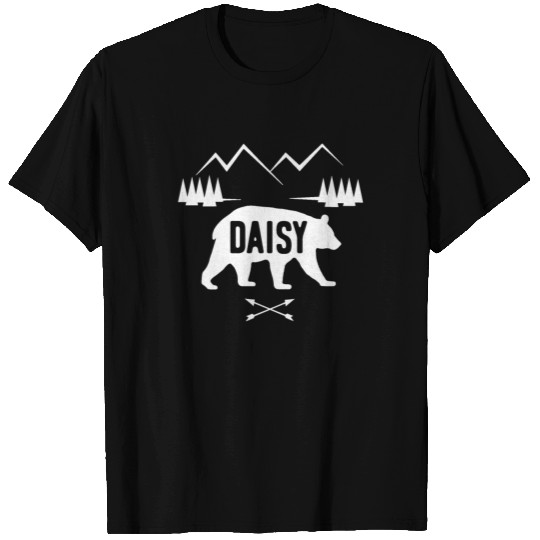 Daisy Name Bear Forest Mountain Silhouette T Shirts