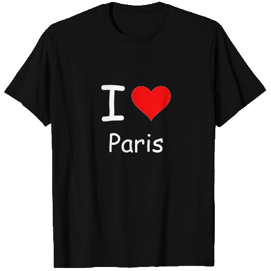 I love Paris - gift - gift idea T Shirts