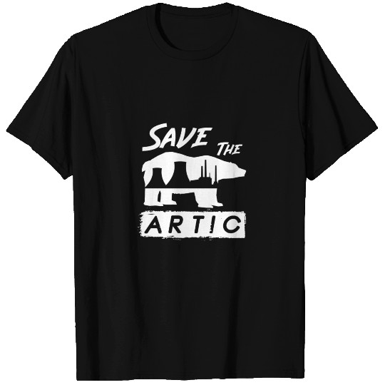 Save the Antarctic - Against Global Warming - Blue T Shirts