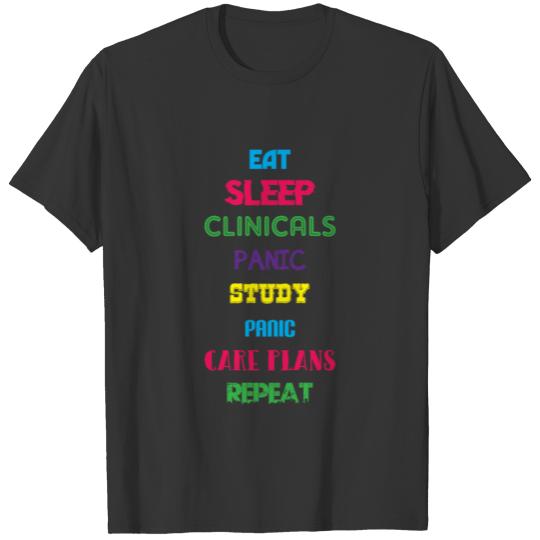 Eat Sleep Nurse Repeat Doctor Medical Health T-shirt