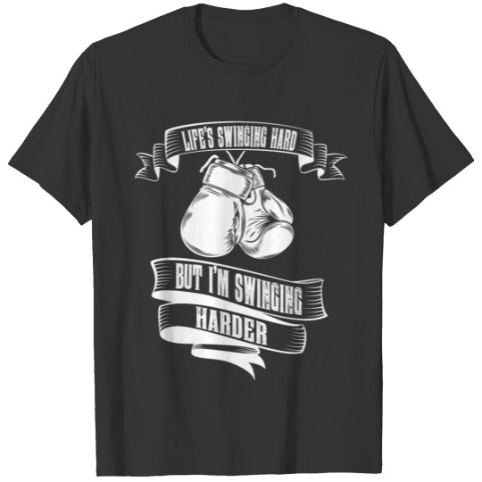 Boxing Gloves Slogan Sport Kickboxing Ring Gift T-shirt