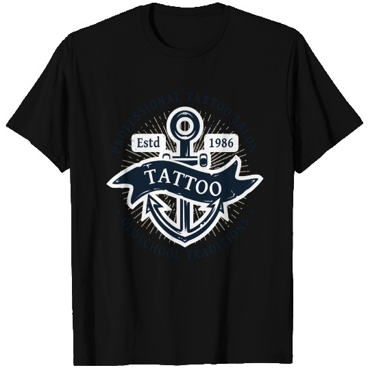 Tattoo Rock n Roll Old School Statement Gift T Shirts