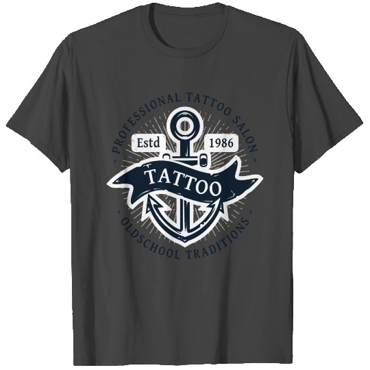 Tattoo Rock n Roll Old School Statement Gift T Shirts